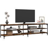 TV ormarić boja dimljenog hrasta 200x30x50 cm konstruirano | shoptok.hr