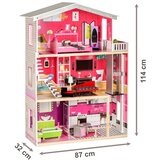 ECO TOYS Velika drvena kućica za lutke s liftom - Malibu residence | shoptok.hr