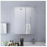  323607 Bathroom Mirror Cabinet White 60x15x75 cm MDF | shoptok.hr