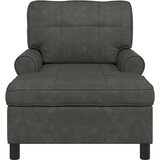  Ležaljka s jastukom Crna 91 x 157 x 91 cm Antikni PU | shoptok.hr