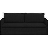 SOFA Crna 196 x 82 x 85 cm tkanina | Eponuda.com
