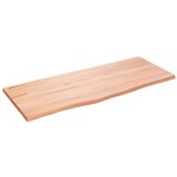 Maison Chic Stenska polica - Viseča Polica svetlo rjava 100x40x2 cm trdna hrastovina, (21784560) Cene