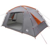 vidaXL Kabinski šotor Siva in oranžna 400 x 210 x 180 cm Poliester, (5000309520) | Shoptok.si
