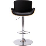 Furnova Barski stolček črno umetno usnje, (21949148) | Shoptok.si