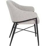 Ixia Svetlo siv fotelj – | Shoptok.si