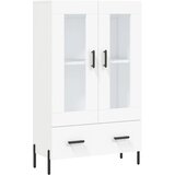 Maison Chic Visoka omara - Komoda - Predalnik bela 69,5x31x115 cm inženirski les, (21719471) | Shoptok.si