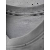 Ombre Men's printed cotton T-shirt with round neckline - light grey | Shoptok.si