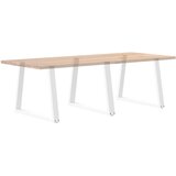 Noge za blagovaonski stol V-oblika 3 kom Bijele 90 x (72-73,3) cm Čelik | shoptok.hr