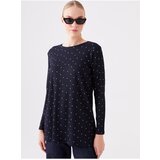 LC Waikiki Women's Crew Neck Polka Dot Long Sleeve Tunic | Shoptok.si
