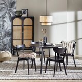 Actona crna stolica Roxby | shoptok.hr