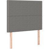 Maison Chic Posteljno vzglavje - Vzglavna omarica 2 kosa temno sivo 90x5x78/88 cm blago, (22077644) Cene