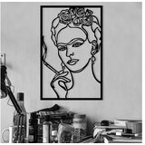 WALLXPERT Zidna dekoracija Kahlo, 34x52 cm, 1,2 mm, crna | Eponuda.ba