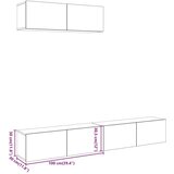  Komplet 3 kosov stenske TV omarice Artisan Oak 100x30x30 cm, (22064776) | Shoptok.si