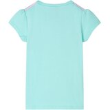  Dječja majica svijetla boja mente 116 | shoptok.hr