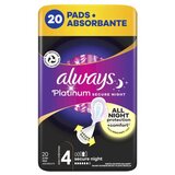 Always Platinum Secure Night Size 4 vložki za noč 20 kos | Shoptok.si