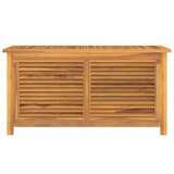  Vrtna kutija za pohranu s vrećom 114x50x58 cm masivna tikovina | Eponuda.com