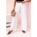 Kesi Włoski Wide-leg trousers light beige Cijene