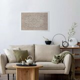  Plakat - Sand Carpet - Worn Persian Rug with Rich Ornamental Motifs 90x60 Bez okvira s margom | shoptok.hr