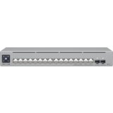  16-port, Layer 3 Etherlighting switch with 2.5 GbE, PoE++ output, and versatile mounting options, 4x 2.5 GbE PoE++ ports, 12x GbE PoE+ ports, 2x 10G SFP+ ports, 180W total PoE availability | ePonuda.com