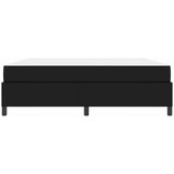 vidaXL Posteljni okvir z vzmetnico Črna 180 x 200 cm Umetna koža | Shoptok.si