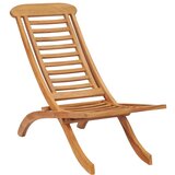 vidaXL Sklopiva vrtna stolica 50 x 90 x 69 cm od masivne tikovine Cijene