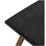 Ixia Črna kovinska mizica 60x109,5 cm Oslo – | Shoptok.si