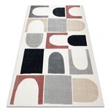 RugsX Preproga FUSION 0213 belo / temno roza - Geometrična, moderna, abstraktna 200x290 cm, (21998821) | Shoptok.si