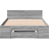  Okvir za krevet s ladicom boja hrasta 100x200 cm drveni | shoptok.hr