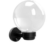 Brilagi spoljašnja zidna svetiljka sa senzorom harbor 1xE27/40W/230V IP33 crna/prozirna | Eponuda.com