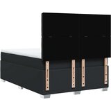 vidaXL Krevet s oprugama i madracem crni 140 x 190 cm od umjetne kože | shoptok.hr