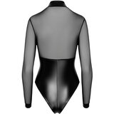 Noir Handmade - sjajno-prozirni bodi (crni) - M | shoptok.hr