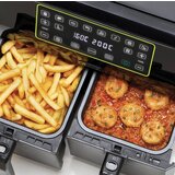 Ariete cvrtnik na vroč zrak z dvojno košaro Airy Fryer Dual - črn | Shoptok.si