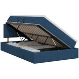 Krevet s madracem i skladištem Plava 120 x 200 cm Baršun | shoptok.hr