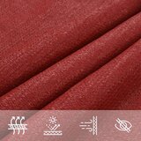 vidaXL Senčno jadro 160 g/m² rdeče 3/4x2 m HDPE, (20702461) | Shoptok.si