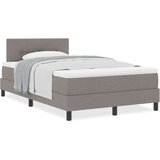 Box Postelja z vzmetnico z vzmetnico Taupe 120 x 190 cm blago, (5000128368) | Shoptok.si