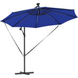  Senčnik Azur modra 294 x 294 x 248 cm Poliester in aluminij, (5000187746) | Shoptok.si