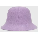 United Colors Of Benetton Otroški klobuk vijolična barva