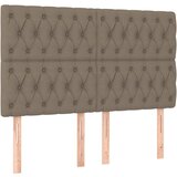 Maison Chic Posteljno vzglavje - Vzglavna omarica 4 kosa taupe 72x7x78/88 cm blago, (22077265) | Shoptok.si