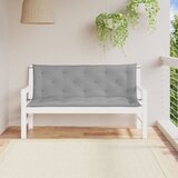 vidaXL Blazina za vrtno klop 2 kosa siva 150x50x7cm oxford tkanina Cene