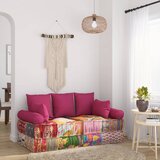 vidaXL Garnitura dekorativnih blazin 7-delna roza blago | Shoptok.si