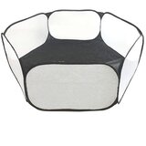 INF Stajica za male živali notranja/zunanja zložljiva Črna, (21286788) | Shoptok.si