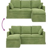 SOFA Svijetlo zelena 178 x 134 x 80 cm Baršun | shoptok.hr
