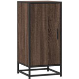 Maison Chic Komoda - Predalnik rjavi hrast 35,5x35x76 cm inženirski les in kovina, (21721320) | Shoptok.si