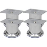 4 Okrugle Noge za Kauč Krom 60 mm | shoptok.hr