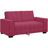  Dvodijelni set sofa s jastucima, vinsko crveni baršun | Eponuda.ba