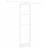  Klizna vrata ORKDAL 61 x 198,5 cm Masivna borovina i staklo | shoptok.hr