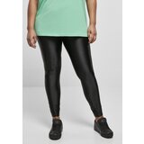 Urban Classics Women's Shiny Metal Highwaist Leggings Black Cene