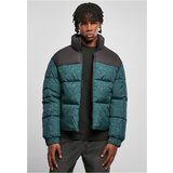 UC Men AOP Retro Puffer Jacket bottlegreen damast aop | Shoptok.si
