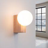 Sollux Bela/v naravni barvi stenska svetilka ø 12 cm Solum – | Shoptok.si