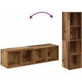  Set TV komoda Zidne 2 pcs Staro drvo 37 x 37 x 142,5 cm | Eponuda.com